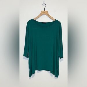 Eileen fisher jersey knit top , sz : XL